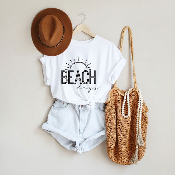 Beach Days Sun Short Sleeve Graphic Tee