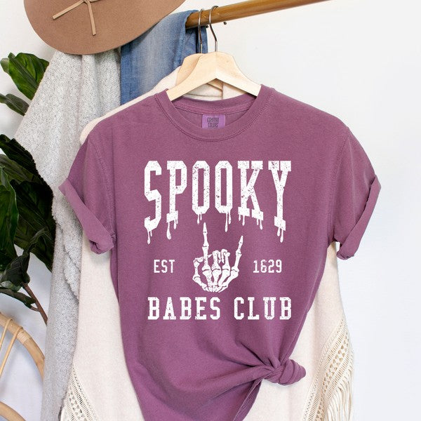 Spooky Babes Club Garment Dyed Tee