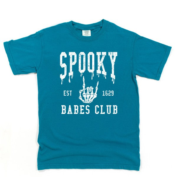 Spooky Babes Club Garment Dyed Tee