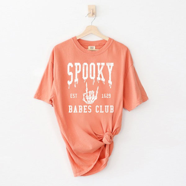 Spooky Babes Club Garment Dyed Tee