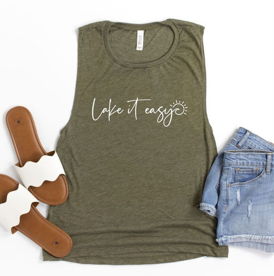 Lake It Easy Bella Canvas Tank